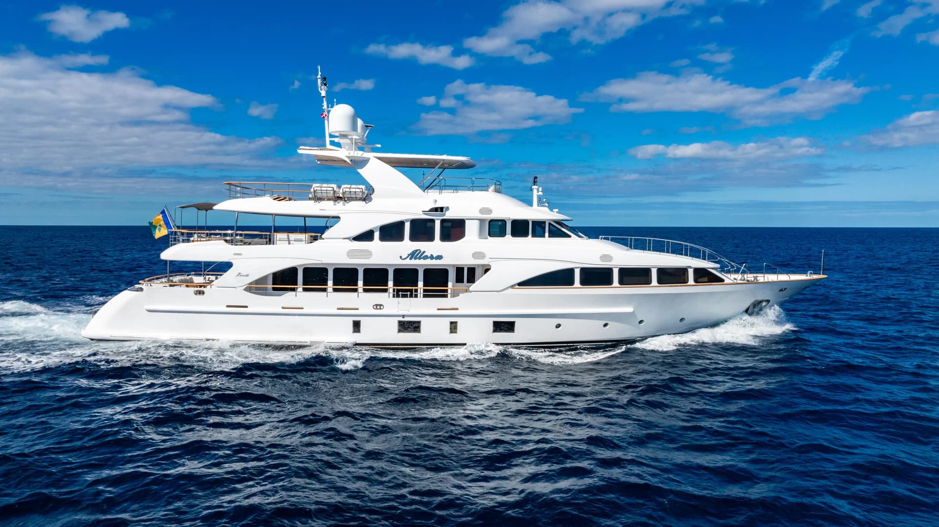 Caribbean superyacht charter selection guide - ALLORA luxury yacht